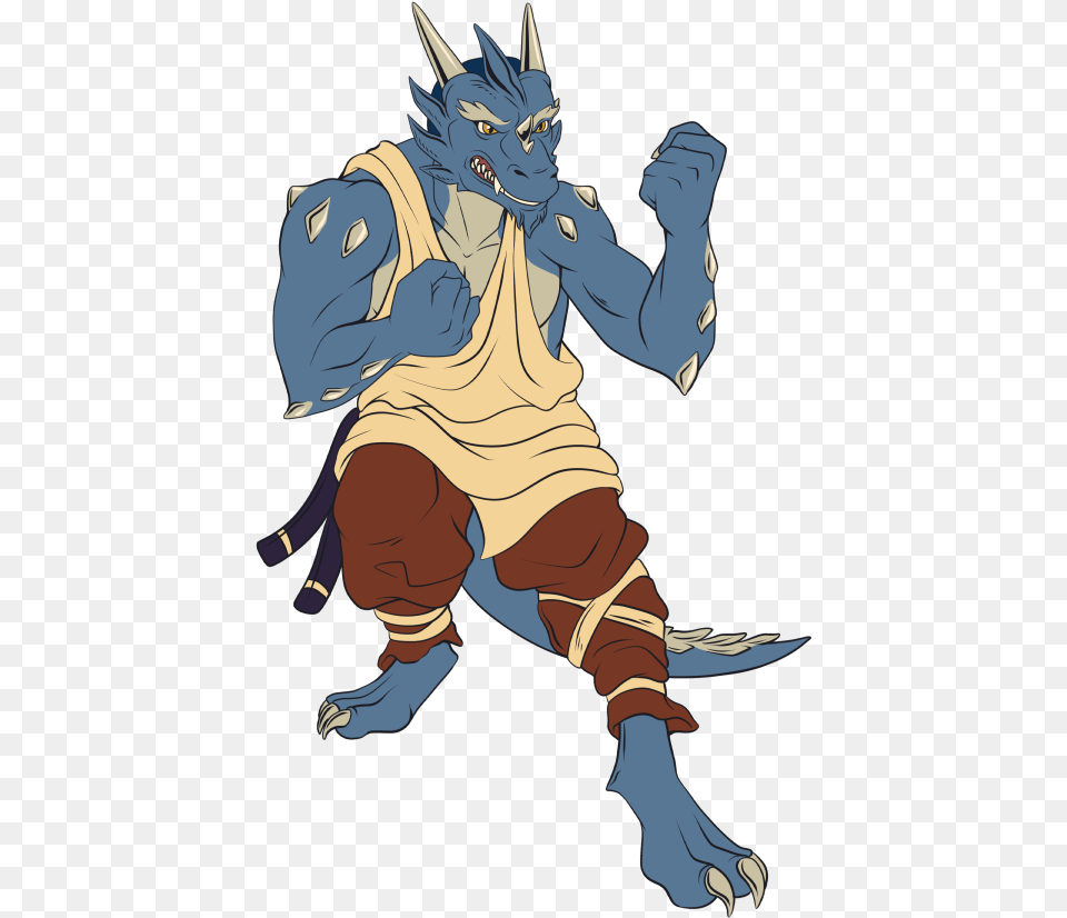 Dragonborn Monk Commission, Book, Comics, Publication, Baby Free Png
