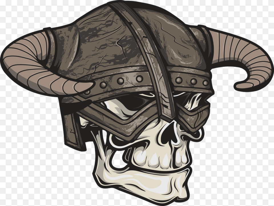 Dragonborn Skull, Art, Drawing Free Png