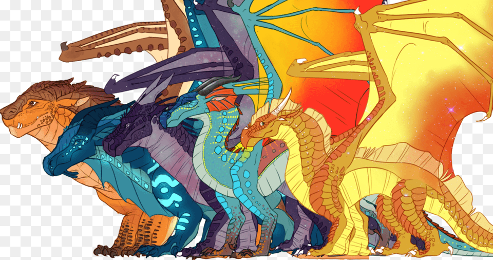 Dragonets Of Destiny By Velocirapioca Wings Of Fire Fanart, Dragon Png Image