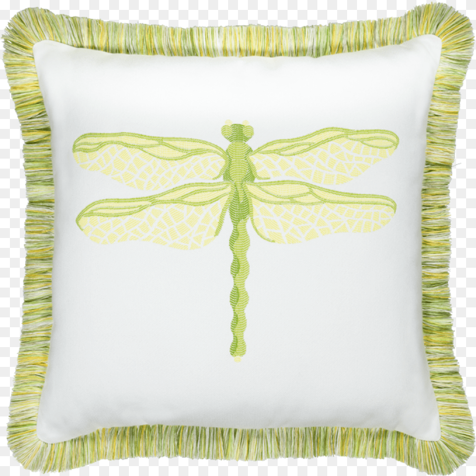 Dragonfly Citron Cushion, Home Decor, Pillow, Animal, Insect Free Png Download