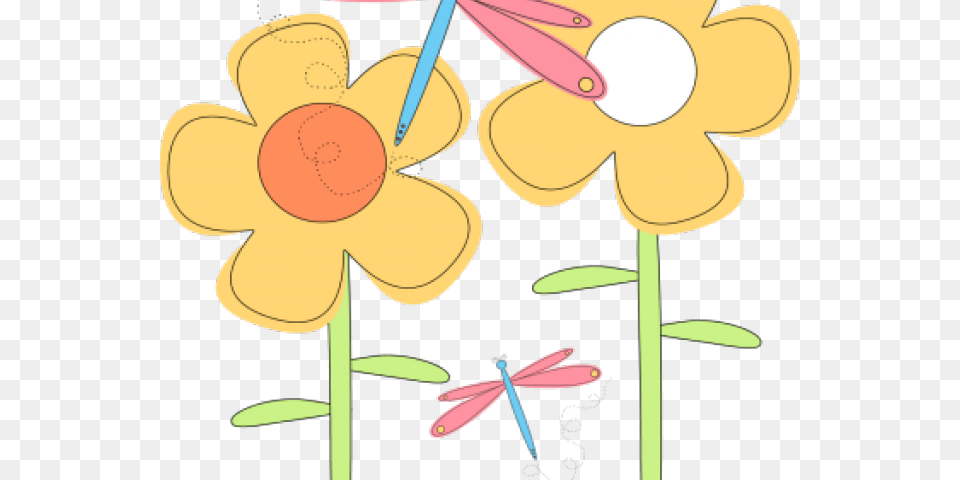 Dragonfly Clipart Angry, Daisy, Flower, Plant, Baby Png Image