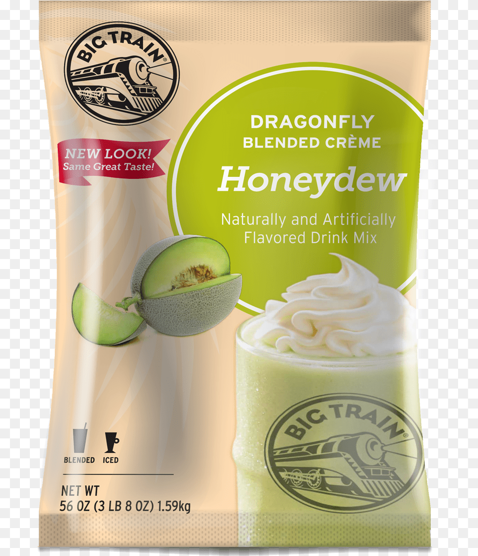 Dragonfly Honeydew Big Train Taro Powder, Food, Fruit, Plant, Produce Free Png