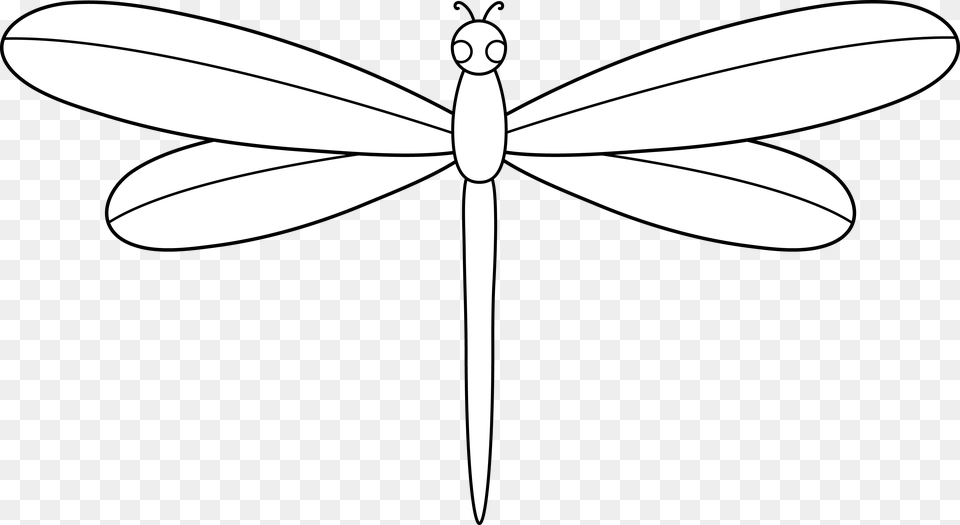 Dragonfly Simple Drawing Clip Art Library Dragonfly, Animal, Insect, Invertebrate Png