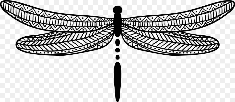 Dragonfly Wings Geometric Boho Bohemian Decor Dragonfly, Animal, Insect, Invertebrate Free Png Download
