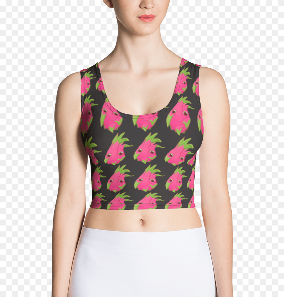 Dragonfruit Crop Top Jamaica Top, Blouse, Clothing, Lingerie, Bra Free Transparent Png