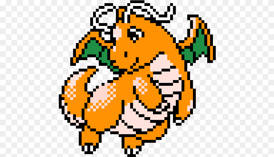 Dragonite Dragonite Pokemon Perler Beads, Qr Code Png