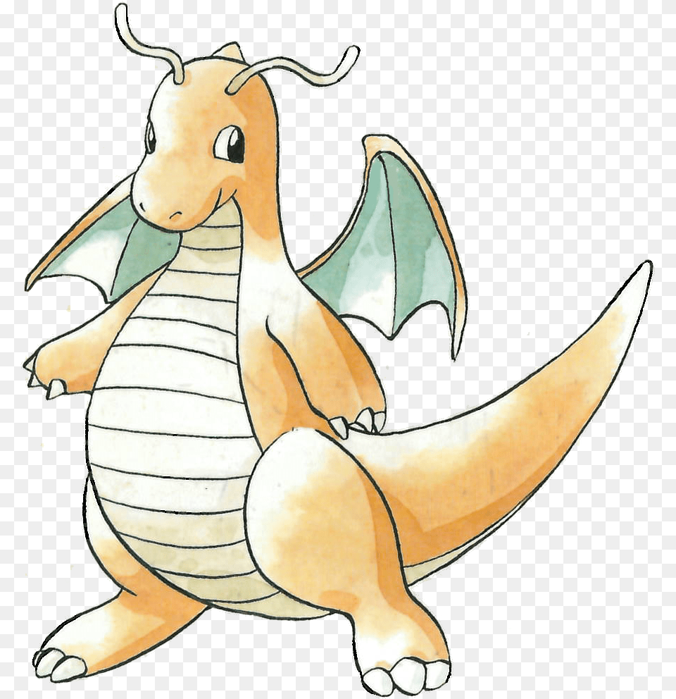 Dragonite Used Fire Punch And Pokemon Dragonite Original Art, Animal, Bird Free Png Download