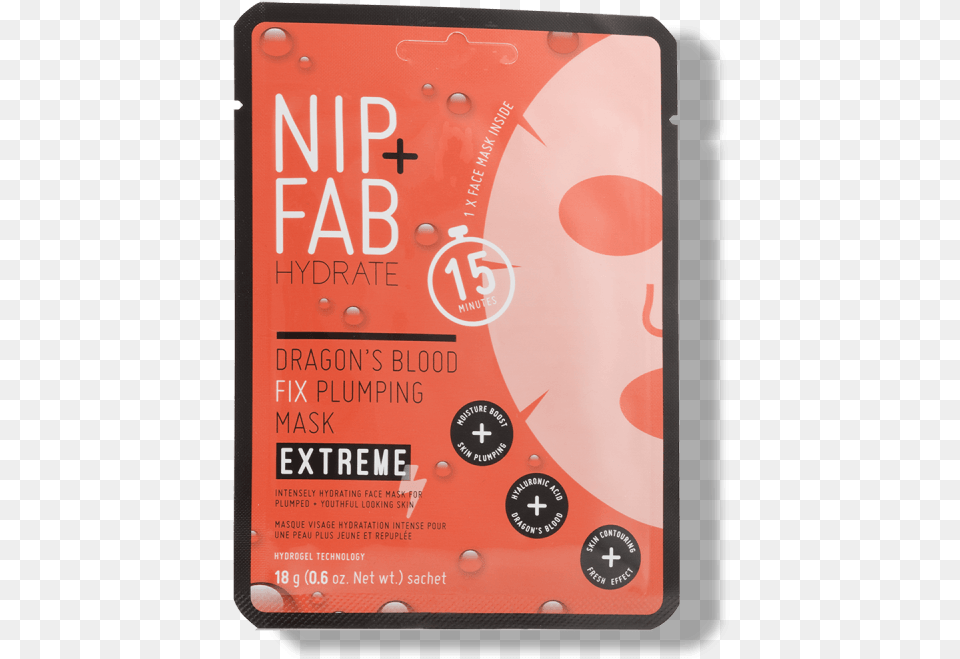 Dragonquots Blood Fix Plumping Mask Extreme Nip Fab Mobile Phone, Advertisement, Poster Png Image