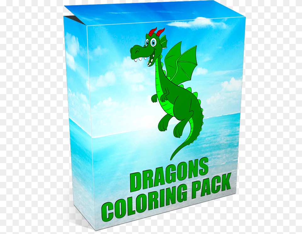 Dragons Coloring Pack Review Illustration, Dragon, Animal, Dinosaur, Reptile Free Png Download