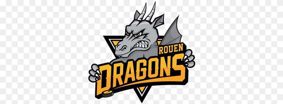Dragons De Rouen Logo, Bulldozer, Machine Free Png Download