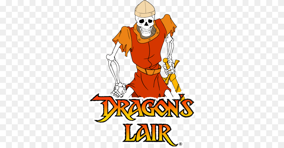 Dragons Lair Wall Graphics Dragon39s Lair, Advertisement, Book, Comics, Publication Png Image