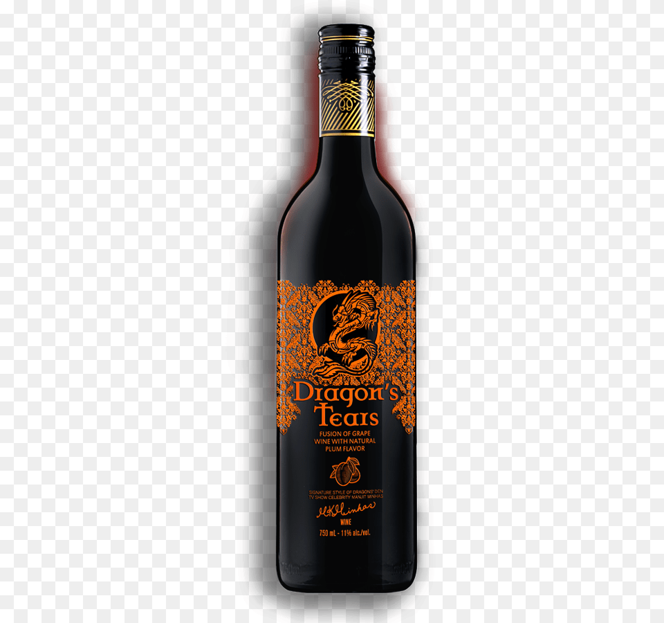 Dragons Tears Plum Wine By Minhas Winery Minhas Winery, Alcohol, Beer, Beverage, Bottle Free Png