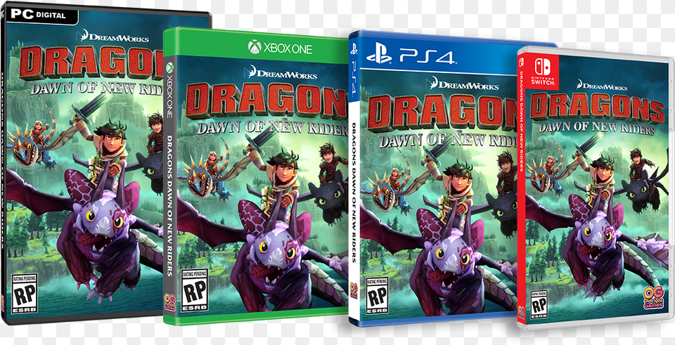 Dragons Us Pc X1 Ps4 Swit Nd Dragons Dawn Of New Riders, Book, Publication, Comics, Person Free Transparent Png