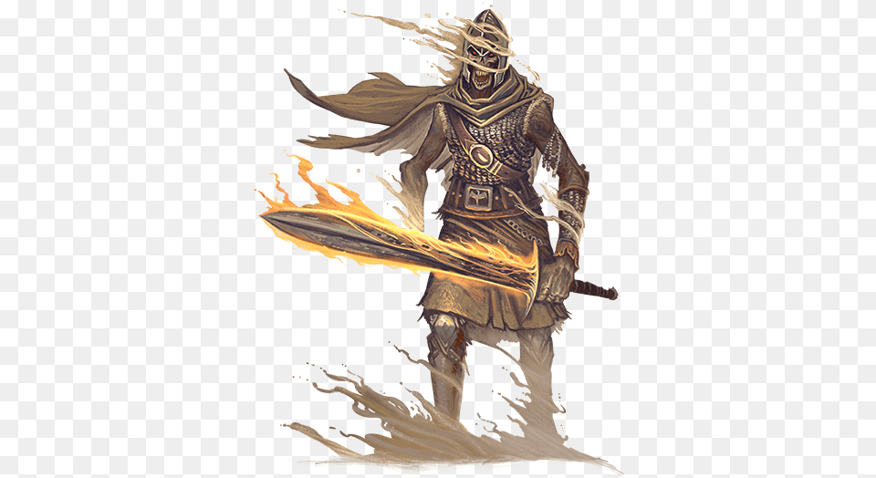 Dragonscarred Dead Monsters Archives Of Nethys Skeleton Champion Pathfinder 2e, Clothing, Costume, Person, Adult Free Transparent Png