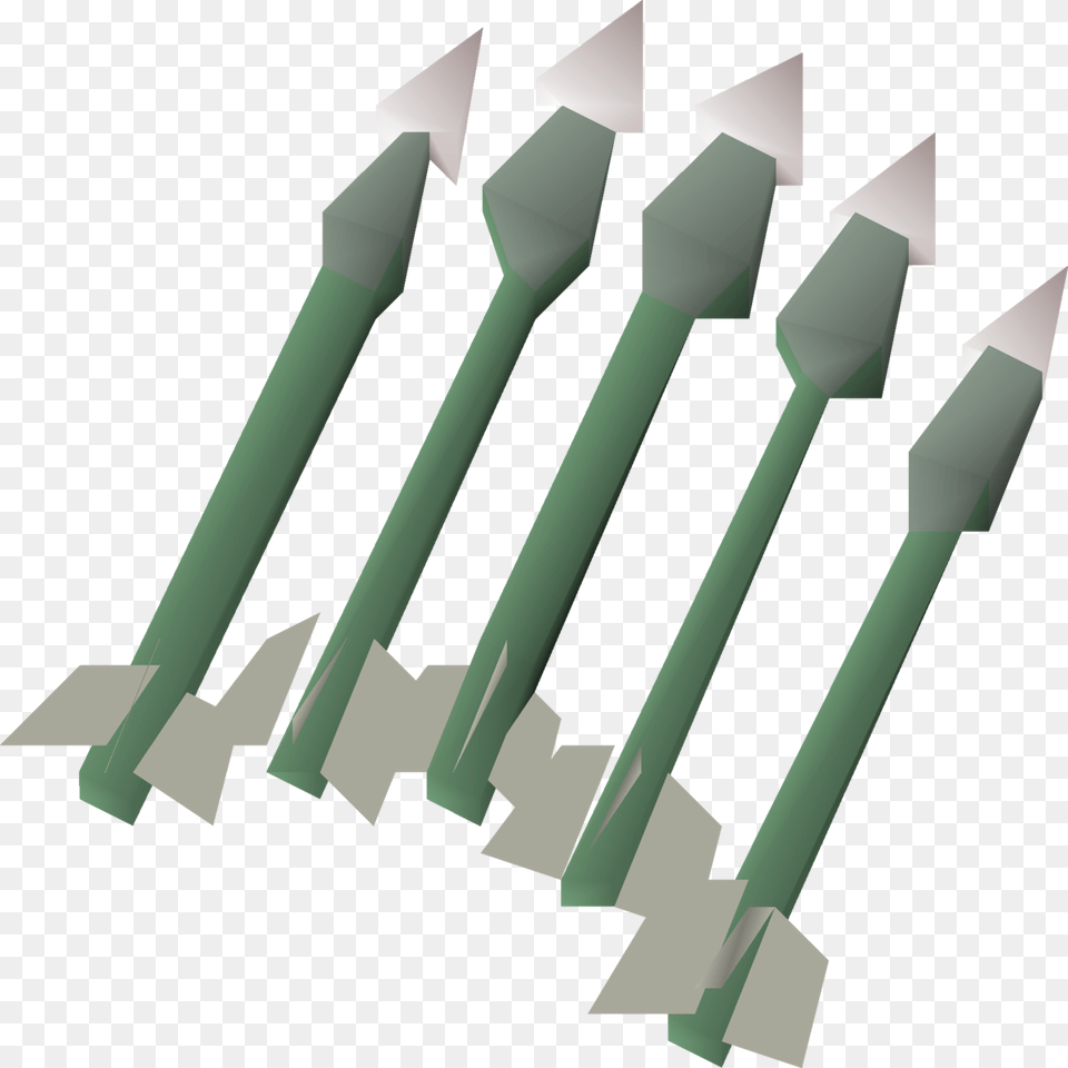 Dragonstone Bolts, Weapon, Arrow, Ammunition, Arrowhead Free Png Download