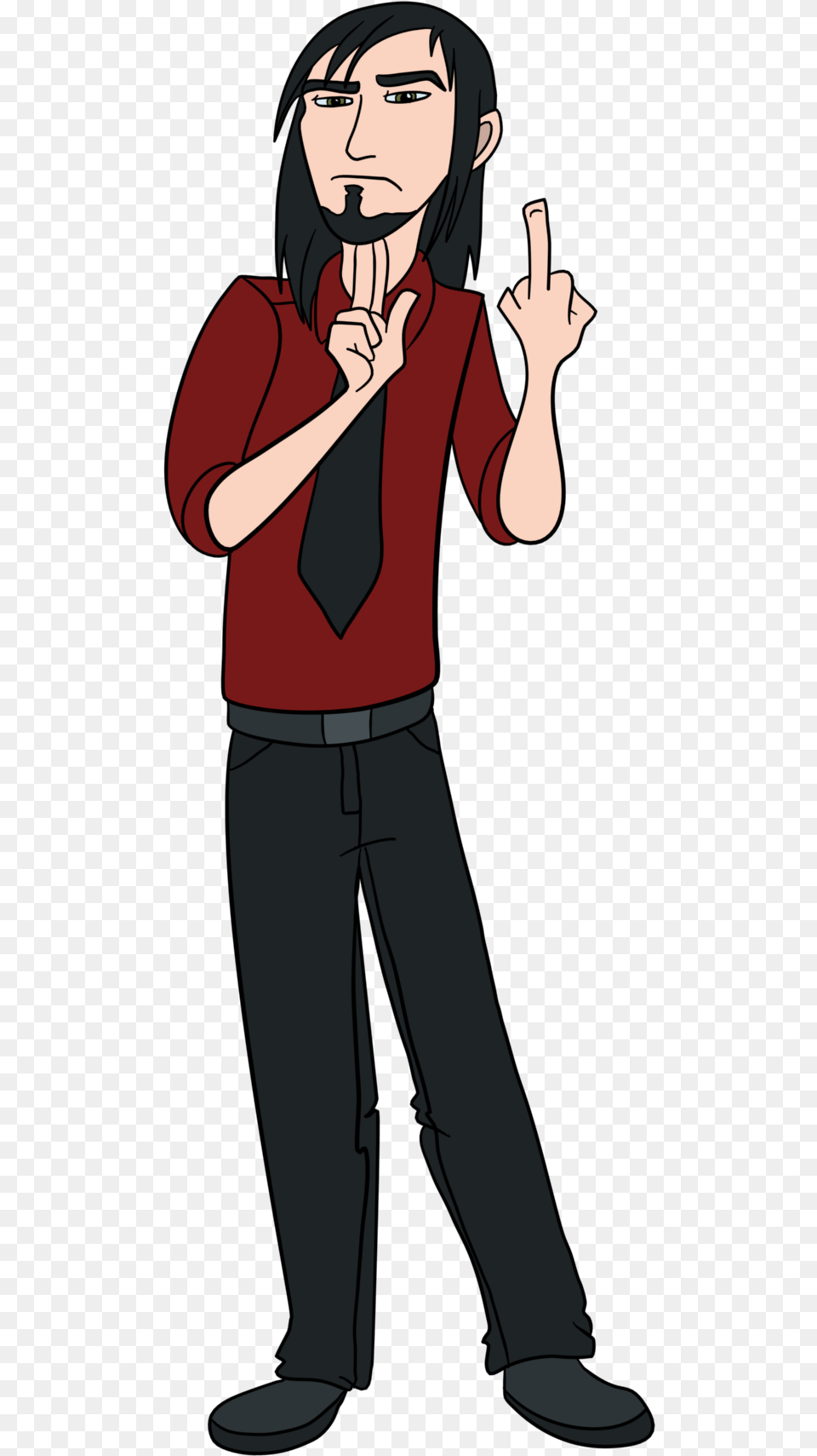 Drake Cartoon, Woman, Adult, Female, Person Png Image