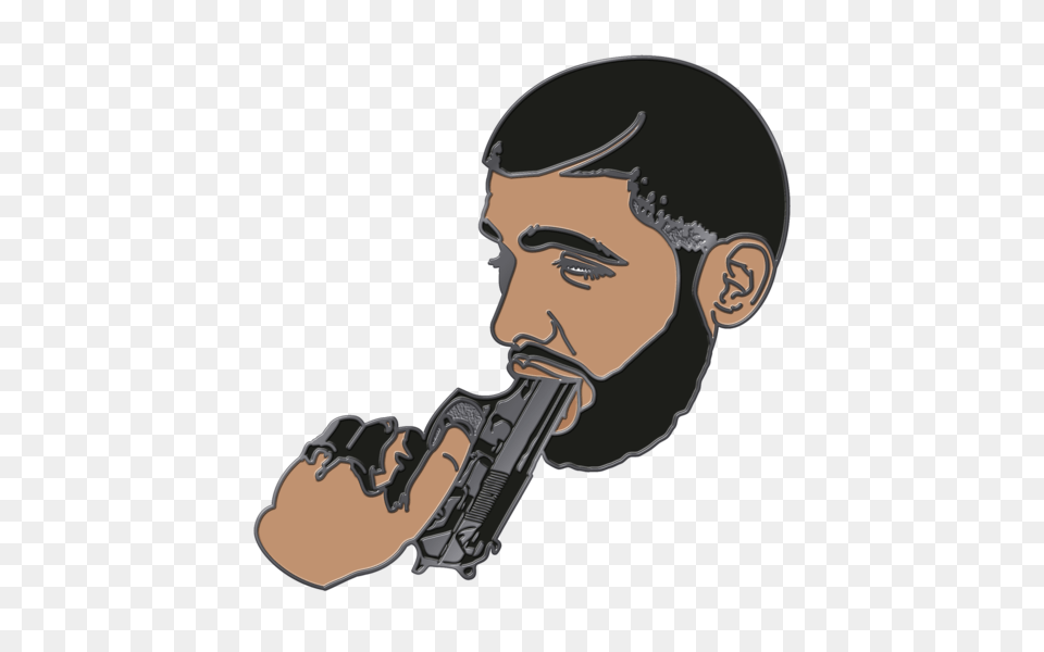 Drake Cartoon Image Drawing Drake Drake Cartoon, Weapon, Firearm, Person, Handgun Png