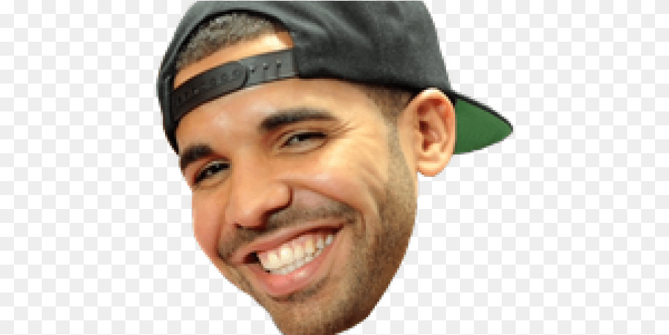 Drake Clipart Hotline Bling Drake Face, Baseball Cap, Cap, Clothing, Hat Free Png