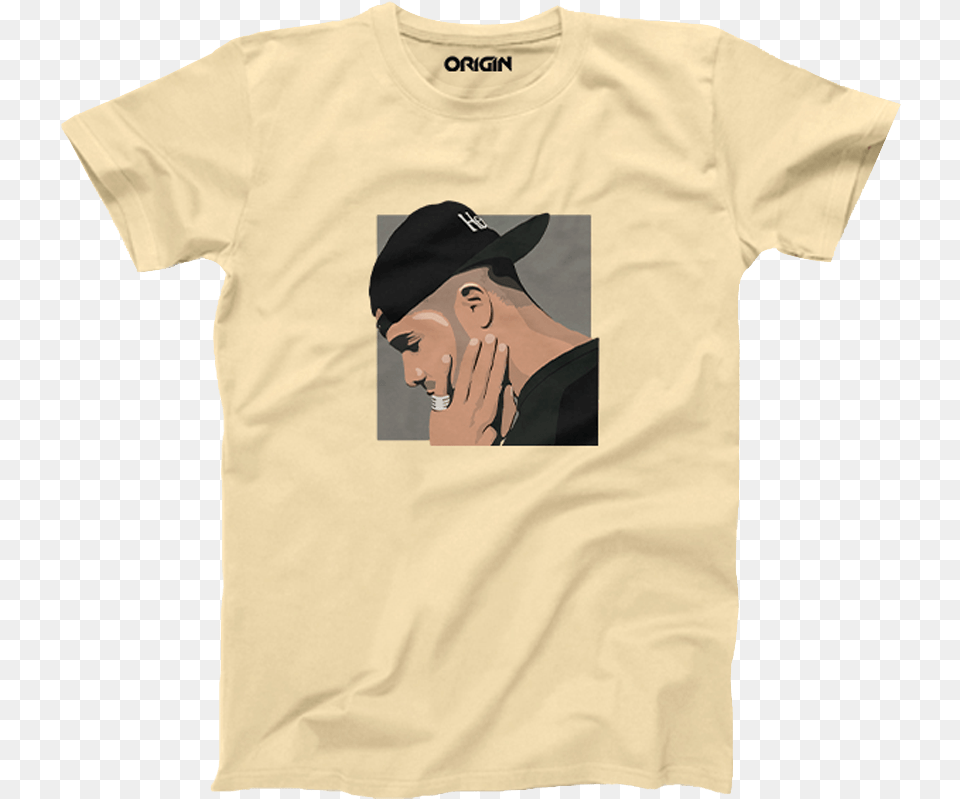 Drake Cream T Shirt Drake Tshirt, Clothing, T-shirt, Adult, Male Png Image