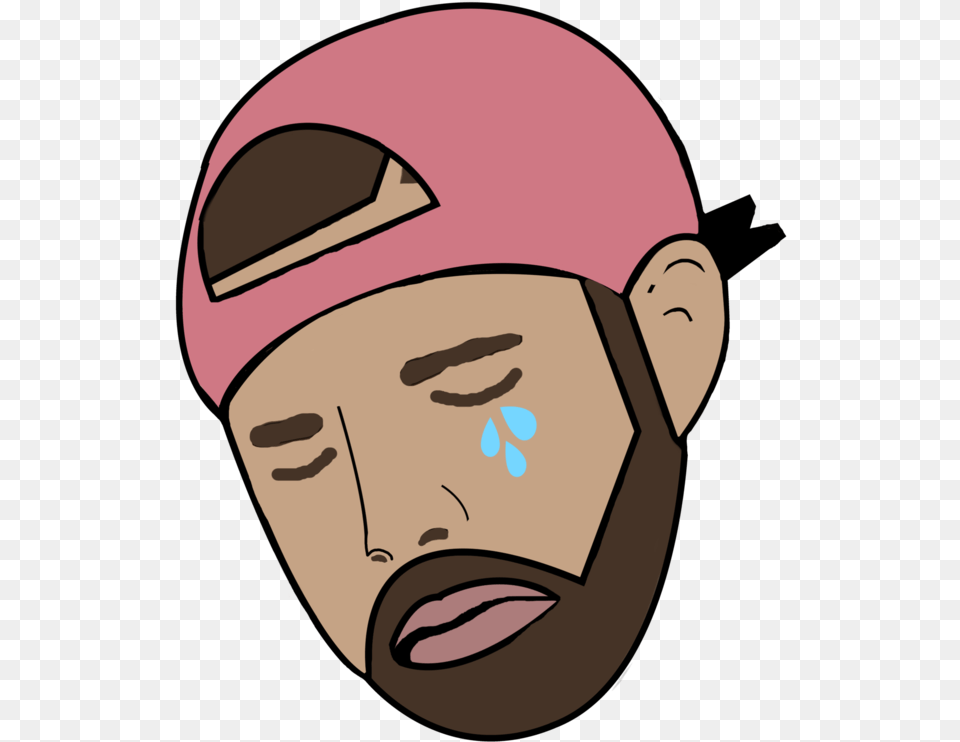 Drake Crying Meme, Bathing Cap, Cap, Clothing, Hat Free Png