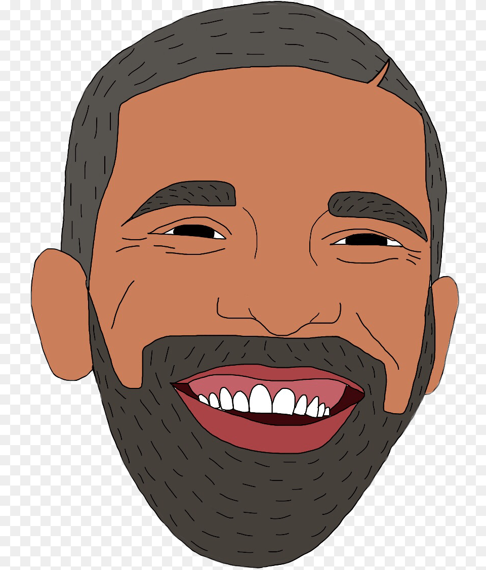 Drake Drawing Head Illustration, Body Part, Mouth, Person, Teeth Free Png