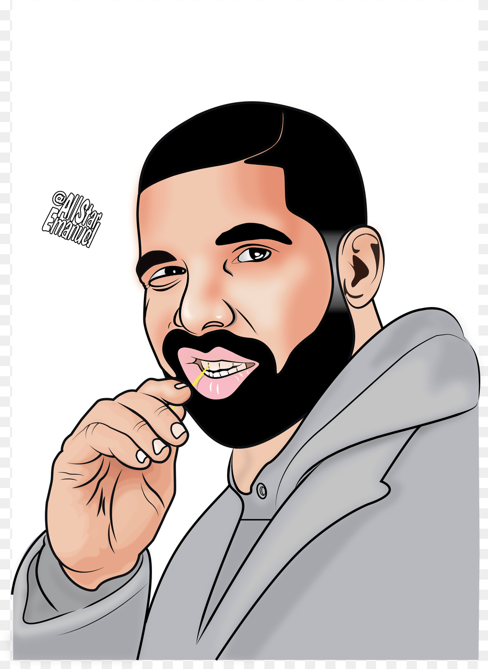 Drake Drawing Painting Cartoon Sketch Drake Drawing Cartoon, Adult, Person, Man, Male Png Image
