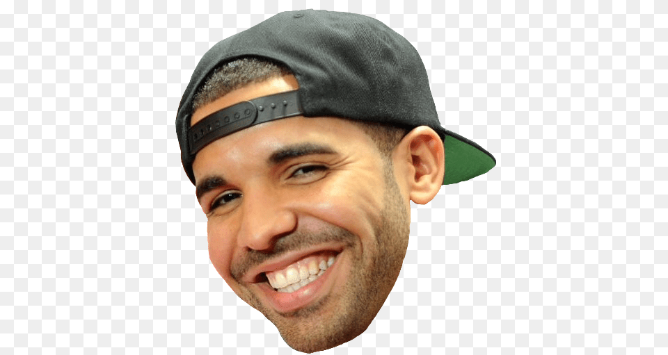 Drake Face Drake Face, Hat, Baseball Cap, Cap, Clothing Free Png Download