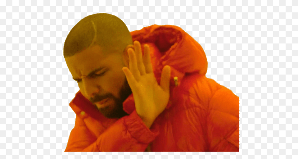 Drake Meme, Clothing, Coat, Jacket, Adult Free Png Download