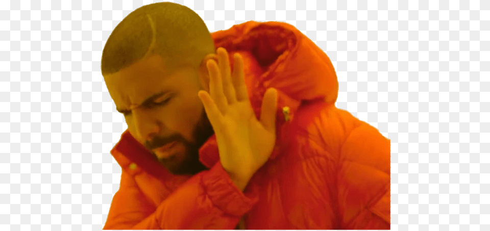 Drake Meme Transparent Funny Memes Stickers For Whatsapp, Clothing, Coat, Jacket, Adult Free Png