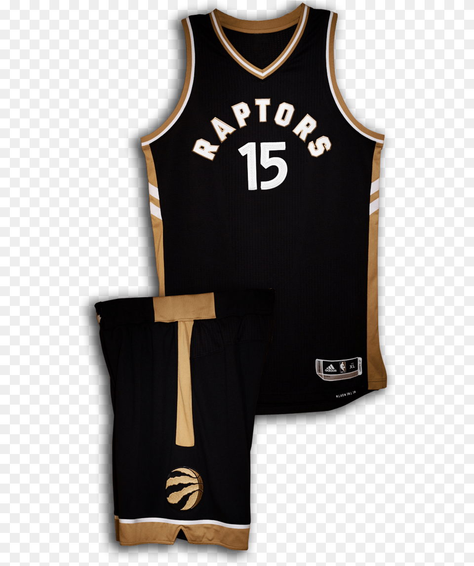 Drake Night Limited Edition Long Sleeved Shirt Courtesy Toronto Raptors Jersey Black And Gold, Clothing, Person Png