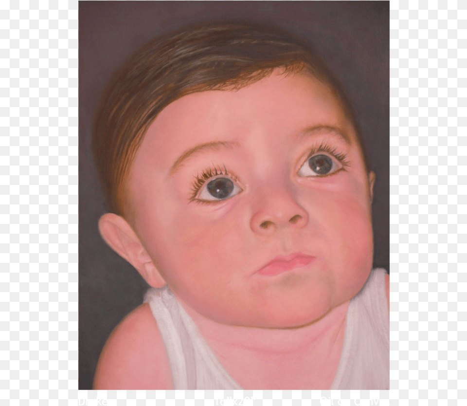 Drake Oil On Canvas Oil Painting, Baby, Face, Head, Person Free Transparent Png