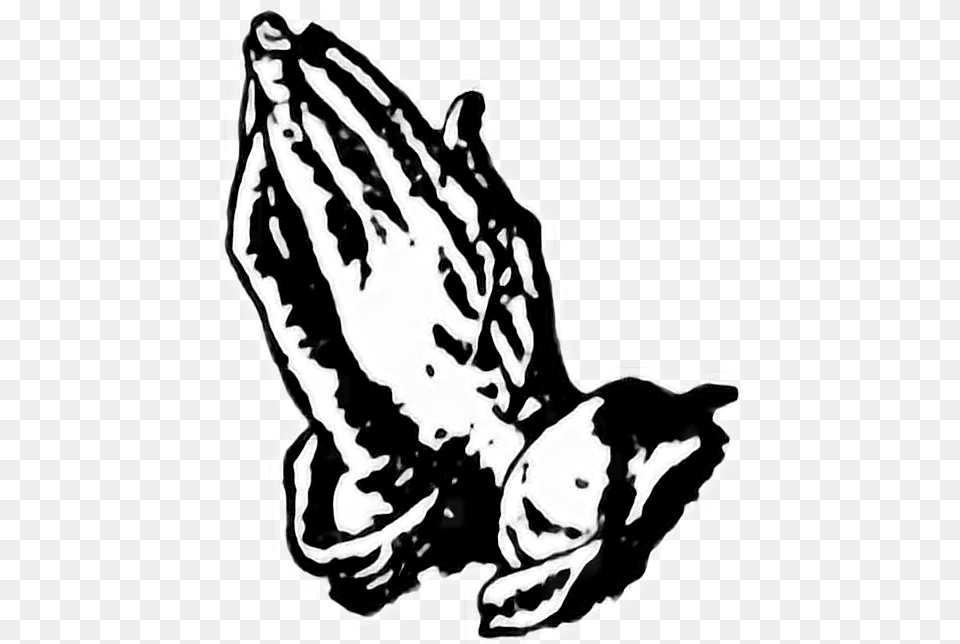 Drake Praying Hands Clipart Drake Praying Hands, Stencil, Animal Png Image