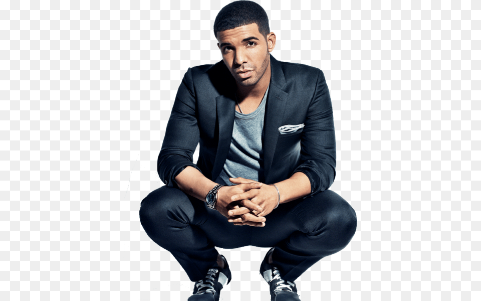 Drake Sitting Clip Art Drake In Young Money, Person, Jacket, Coat, Clothing Free Png