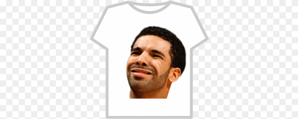 Drake Ugly Roblox T Shirt, T-shirt, Person, Clothing, Face Png