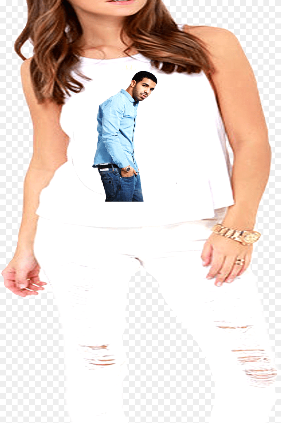 Drake Views Tank Top Bing Images, Formal Wear, Pants, Clothing, Jeans Png Image