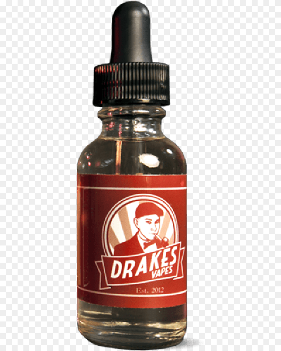 Drakes Vapes, Bottle, Adult, Man, Male Png Image