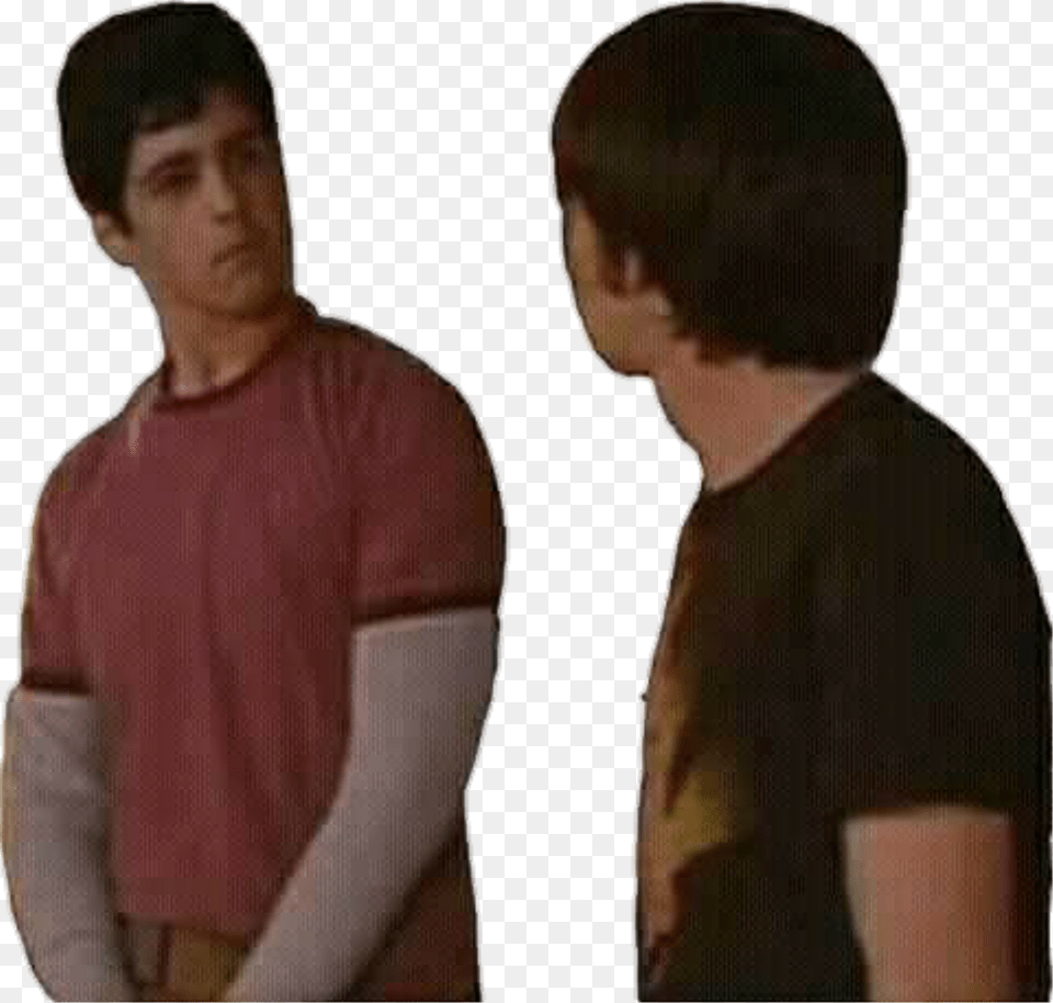 Drakeyjosh Drake Sticker Drake And Josh Meme Template, T-shirt, Clothing, Boy, Child Free Transparent Png