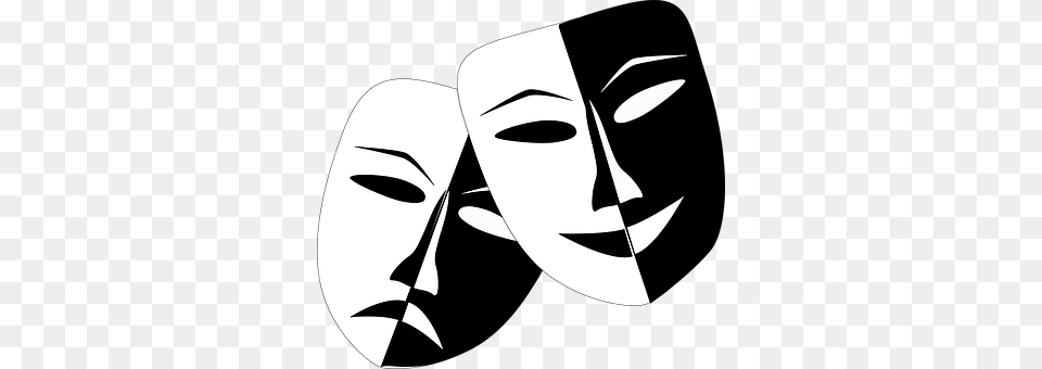 Drama Stencil, Face, Head, Person Png Image