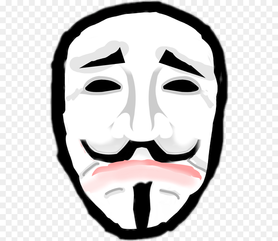 Drama Mask Clipart Anonymous Mask Sad Face, Stencil, Baby, Person, Head Png