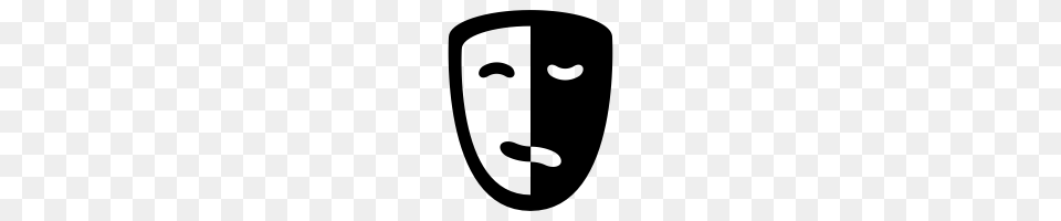 Drama Mask Icons Noun Project, Gray Png