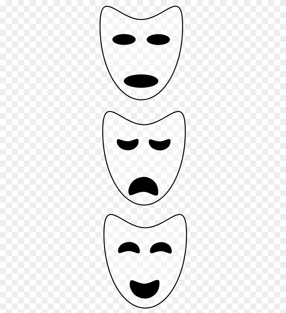Drama Masks, Stencil, Face, Head, Person Free Transparent Png