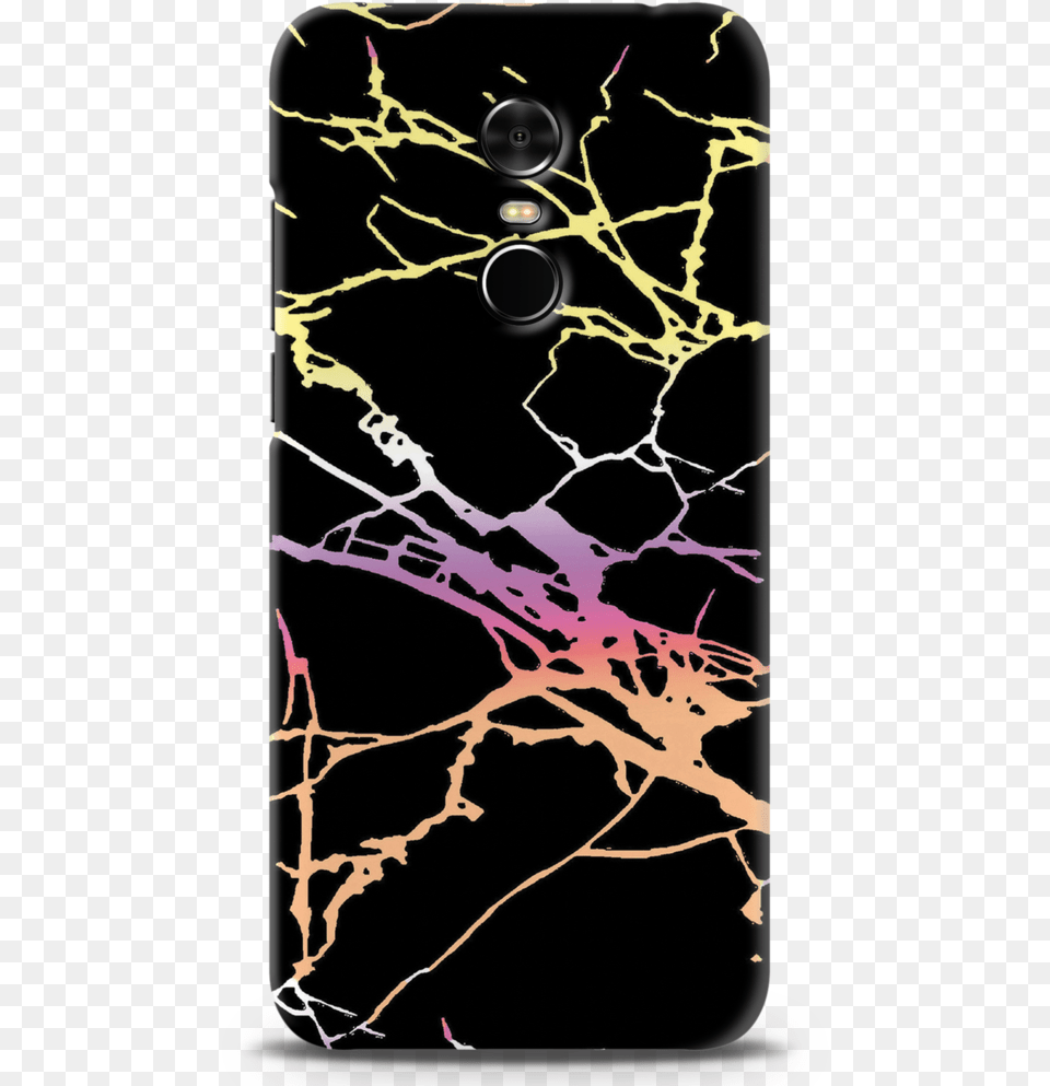 Dramatic Black Marble Cover Case For Redmi Note, Electronics, Mobile Phone, Phone, Person Free Png Download