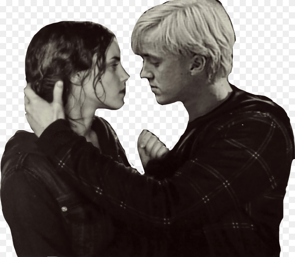 Dramione Draco Malfoy Hermione Granger Freetoedit Ron And Hermione Kiss, Body Part, Finger, Hand, Person Png Image