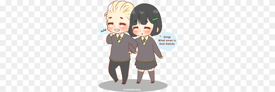 Dransy On Tumblr Draco Malfoy And Pansy Parkinson Fanart, Book, Comics, Publication, Baby Free Transparent Png