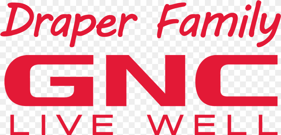 Draper Family Gnc, Text Free Png Download