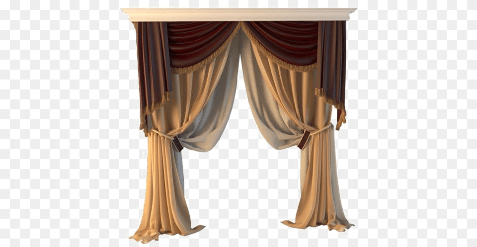 Drapes Clipart Curtain, Stage, Crib, Furniture, Infant Bed Png