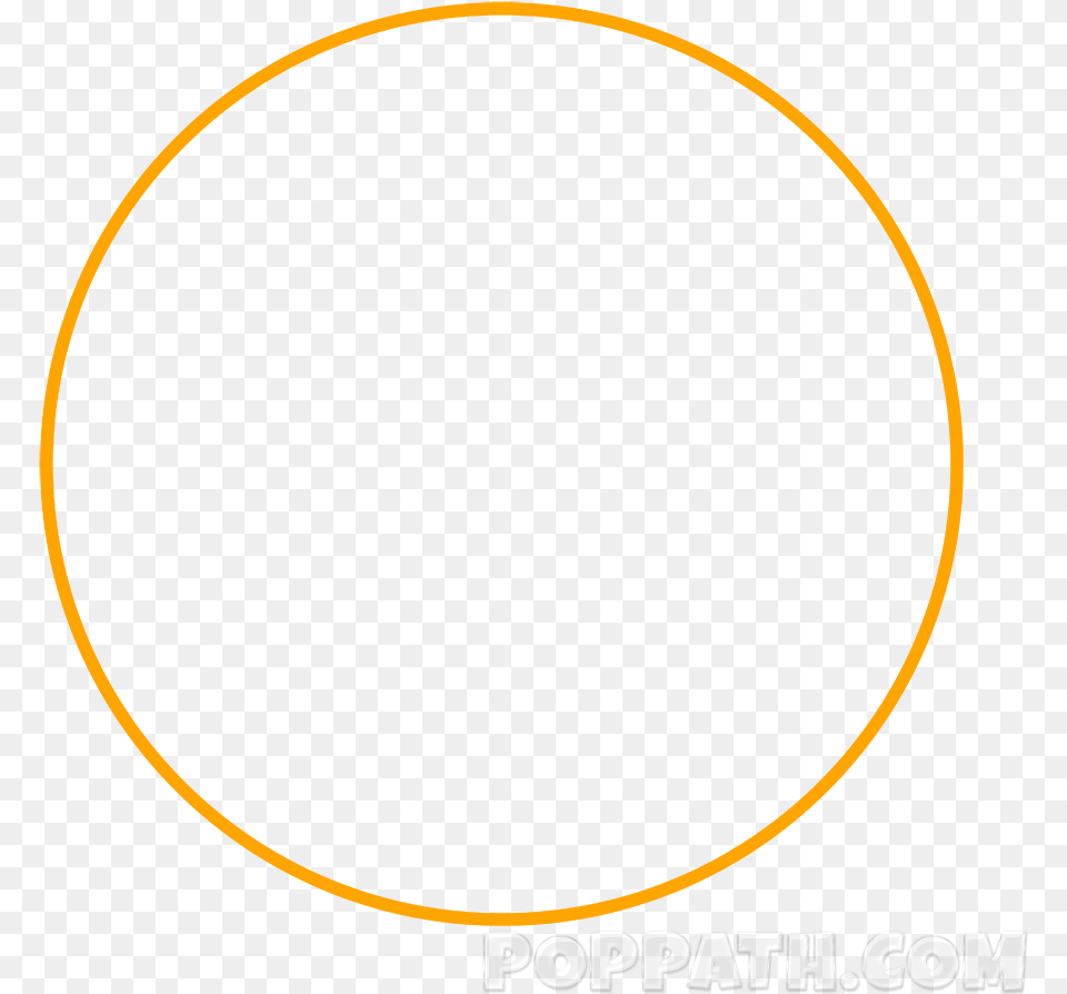 Draw A Basic Circle Background Gold Circle Frame, Oval Png Image