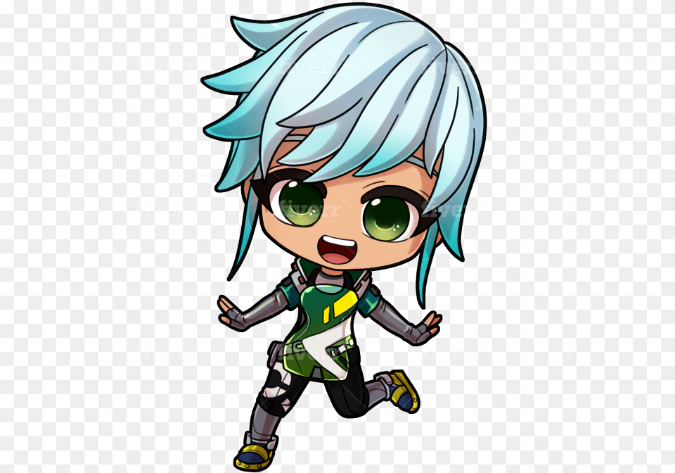 Draw A Chibi Anime Character Cartoon, Book, Comics, Publication, Person Png