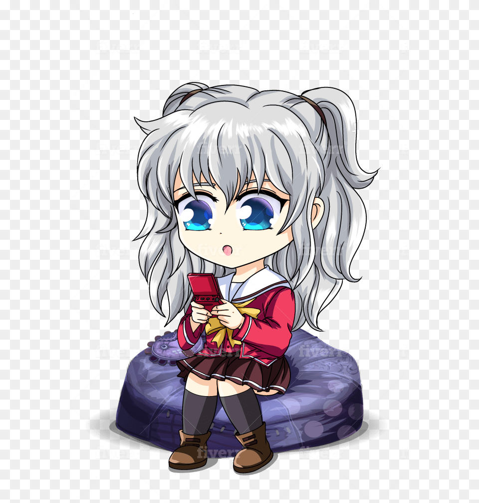 Draw A Cute Chibi Of You Or Favorite Character Anime Cartoon Couch, Book, Publication, Comics, Manga Png
