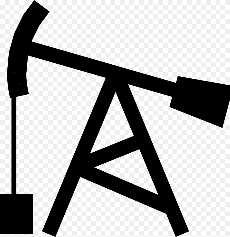 Draw A Oil Drill Oil Drill Clip Art, Gray Free Png